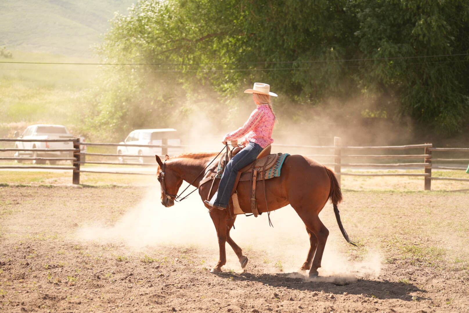 Testimonial Aspen riding a horse 